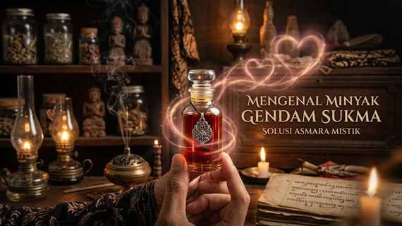 Minyak gendam sukma pemikat dengan aroma cinta